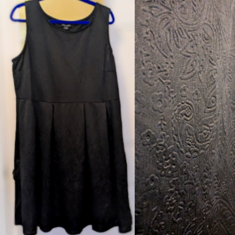Buto Embossed Babydoll Dress